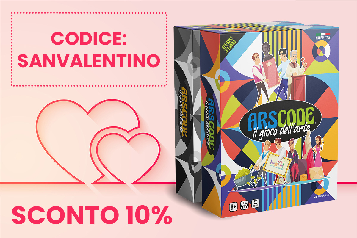 A San Valentino regala ARSCODE – il gioco dell’arte